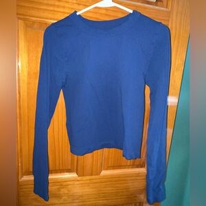 PacSun Deep Blue Long Sleeve Shirt